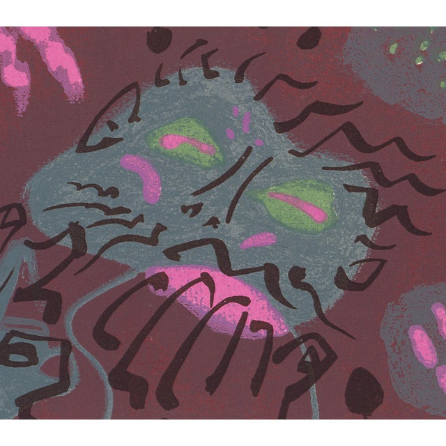 Original 1962 lithograph by André Masson, printed in 1962 by Mourlot Frères for the monumental Albert Camus "Œuvres...