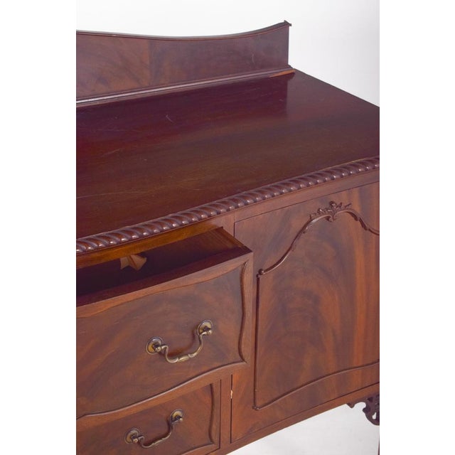 Antique European Sideboard in Mahogany, 1890s For Sale - Image 5 of 9