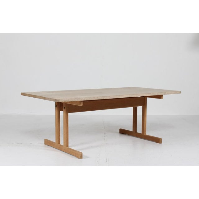 Wood Vintage Oak Shaker Coffee Table by Børge Mogensen, 1984 For Sale - Image 7 of 7