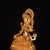 This is a finely crafted gilt bronze sculpture of White Tara, a revered female Bodhisattva in Tibetan Buddhism associated...