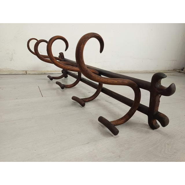 Wall-Mounted Coat Rack from Thonet, 1890s For Sale - Image 5 of 16