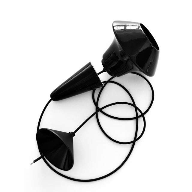 Small 1.0_black Gloss Light by Rodrigo Vairinhos For Sale - Image 9 of 12