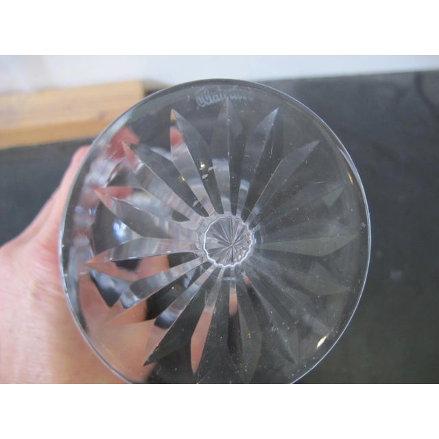 Early 20th Century Early 20th Century Waterford Cut Crystal Comeragh 6 5/8" Claret Wine Glass - Set of 4 For Sale - Image 5 of 5