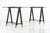 Modern Arturo Pani Trestle Table For Sale - Image 3 of 8