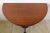 Wonderful vintage Queen Anne solid mahogany wood half circle demilune gateleg console/game table. Perfect for tight...