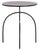 Black Saburo Ronin Accent Table in Black, 18" For Sale - Image 8 of 8