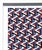 Hand drawn op art painting by contemporary artist Austin Magruder. The work features abstract, geometric tessellations...