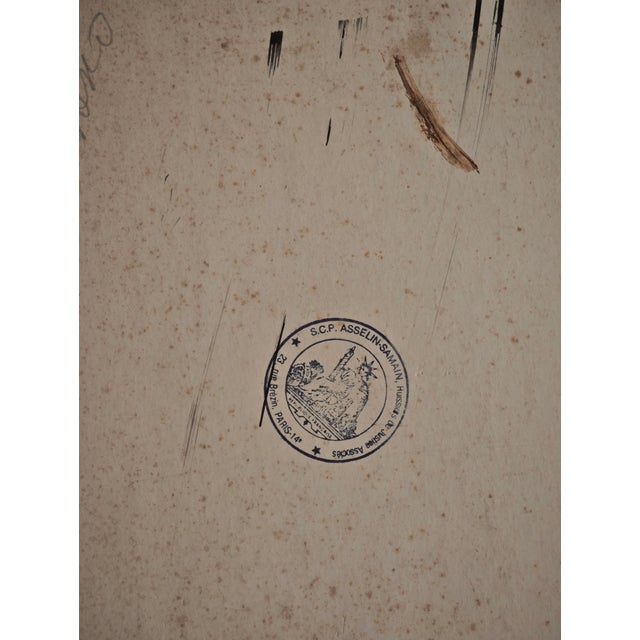 T'ang Haywen, Abstract Composition, 1960s, Original Ink Painting For Sale - Image 4 of 5