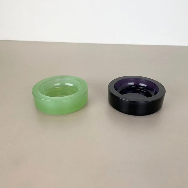 Murano Opaline Glass Shell Bowls from Cenedese, 1960s, Set of 2 For Sale - Image 3 of 18