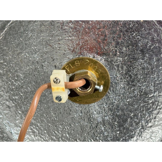 Falkenbergs Belysning, Floor Lamp, Leather, Glass, Sweden, 1960s For Sale - Image 10 of 10