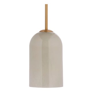 Jamie Young Holt Pendant, Taupe For Sale