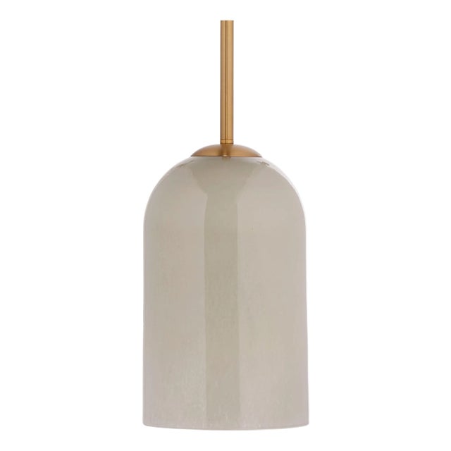 Jamie Young Holt Pendant, Taupe For Sale