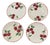 Vintage 1940s Blue Ridge Southern Potteries "Crab Apple" Dinner Plates - Set of 4 For Sale