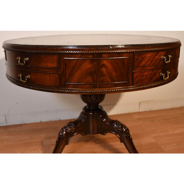 We are Pleased to offer this beautiful English Chippendale hall table / center table, from the 1930s. This table is made...