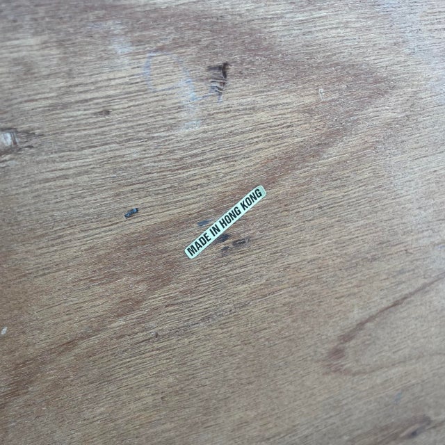 1970s 1970s Coastal Wicker Waterfall Double Dresser For Sale - Image 5 of 11