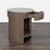 African Restoration Hardware Wyeth Oak Round Bedside Table For Sale - Image 3 of 9