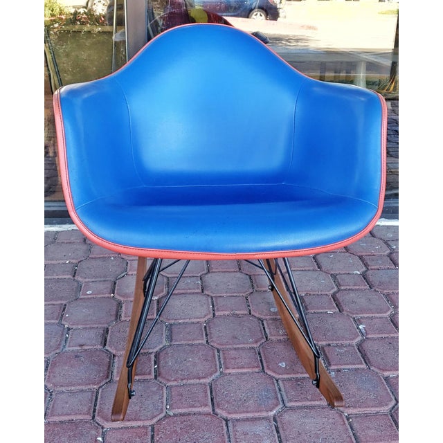Upholstered Eames Rocking Chair Rar D 1950 Chairish