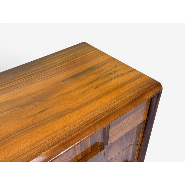Edmond J. Spence, Sculptural Dresser, Walnut, Sweden, 1950s For Sale - Image 9 of 13