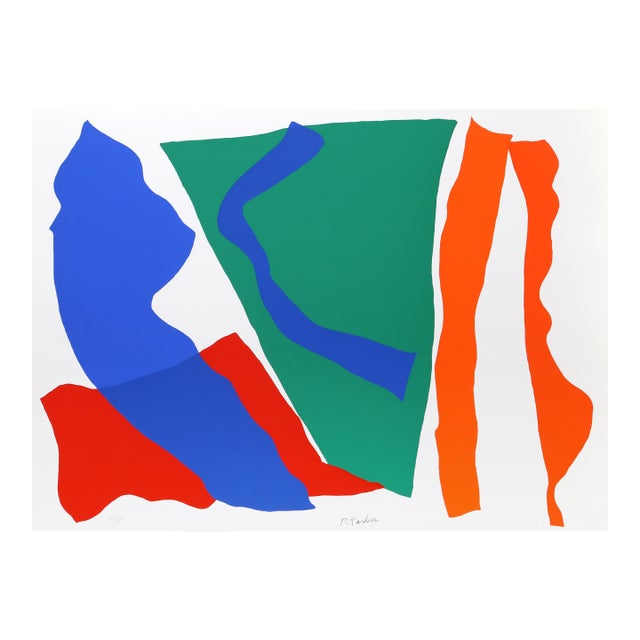Untitled 5, Signed Screenprint by Raymond Parker For Sale