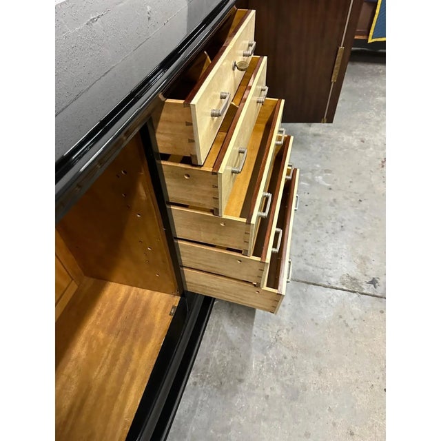 Masterpiece French Art Deco Parchment Sideboards / Buffet 1935s For Sale - Image 6 of 12