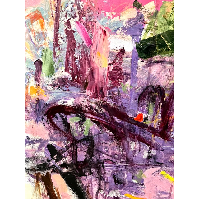 Abstract "Fall Splendor" Contemporary Original Abstract Acrylic Painting For Sale - Image 3 of 3