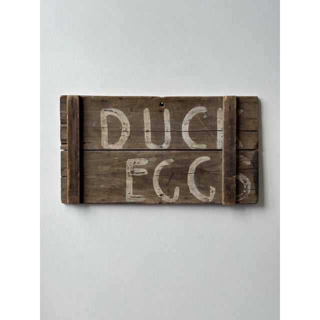 Vintage Green Mt Potatoes Hand Painted Two-Board Sign, Circa 1930s For Sale - Image 10 of 11