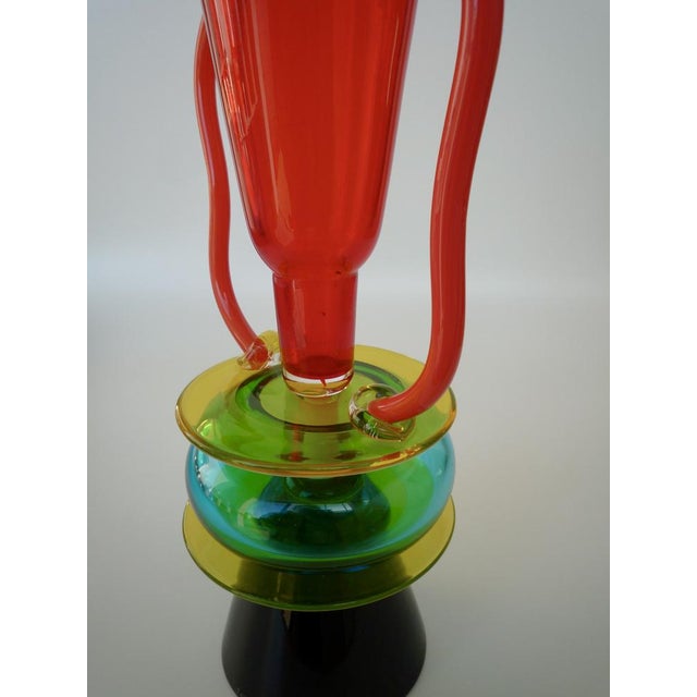 Sirio Vase by Ettore Sottsass for Memphis Milan For Sale - Image 6 of 9