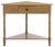 Gomez 1 Drawer 1 Shelf Corner Table in Desert Brown For Sale - Image 9 of 9