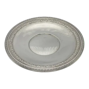 Vintage Reed & Barton Mid 20th Century Silverplate Sandwich Plate Bel Air #1201