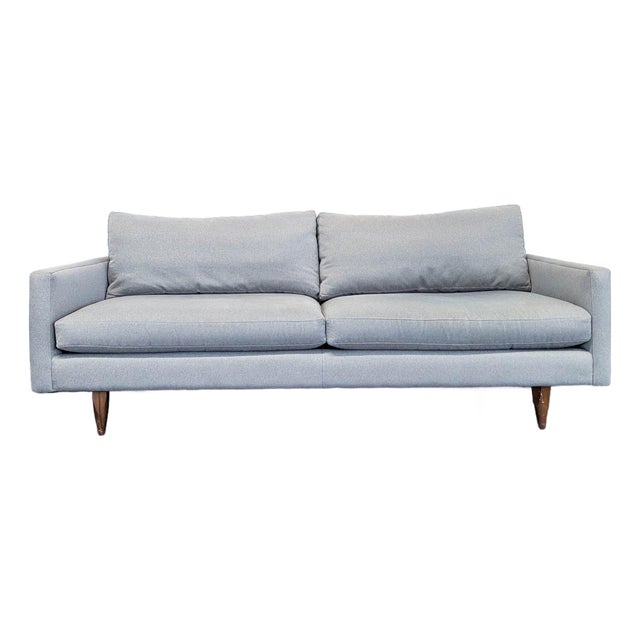 Room & Board Jasper 3-Seat Modern Gray Sofa For Sale