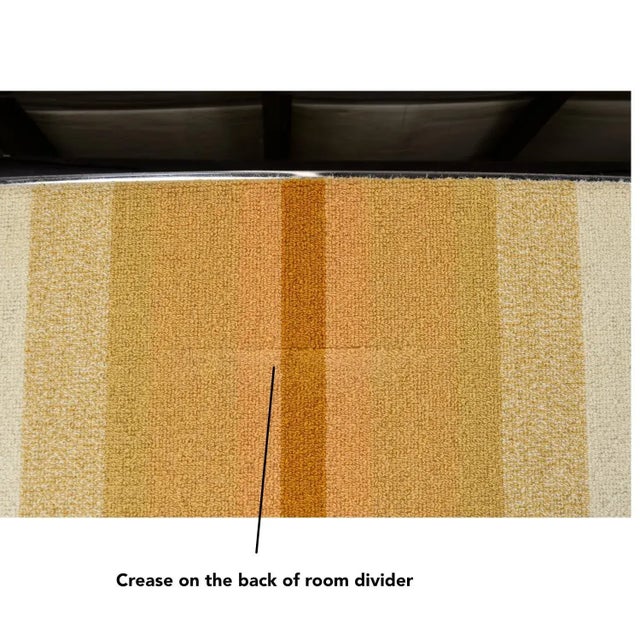 Knoll International Mid-Century Modern Yellow and Orange Room Divider Screen Panel For Sale - Image 14 of 14