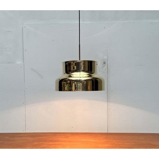 Mid-Century Modern Bumling Pendant Lamp in Brass by Anders Pehrson for Ateljé Lyktan, 1960s For Sale - Image 16 of 18