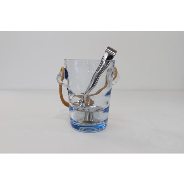 Danish Glass Ice Bucket by Per Lütken for Holmegaard, 1960s. For Sale - Image 14 of 18