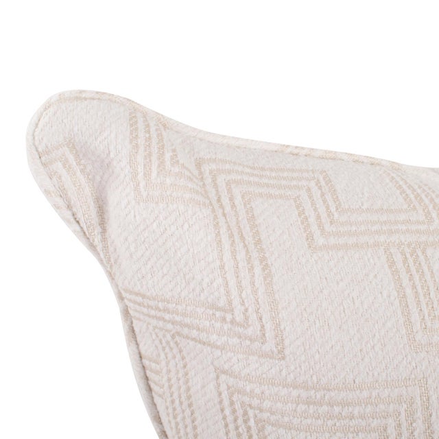 2020s Indoor/Outdoor Pillow 20 x 20 Syros Natural For Sale - Image 5 of 11