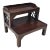 Mid-Century Stained Mahogany Bed Step For Sale