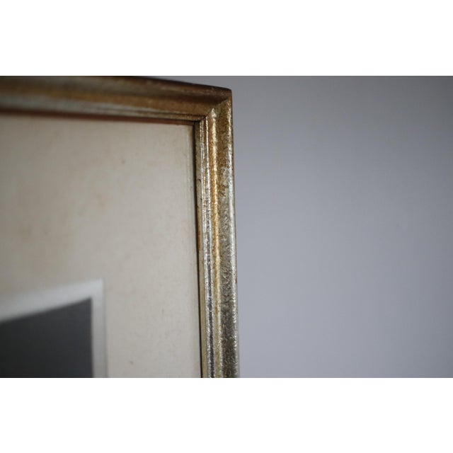 Late 19th C. Antique Silk Print of Madonna Della Seggiola by Raphael in Gold Gilded Wood Frame For Sale - Image 16 of 16