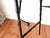Faux Bamboo Floor Easel Display Stand Foldable Wood Easel Dark Brown Finish For Sale - Image 4 of 14
