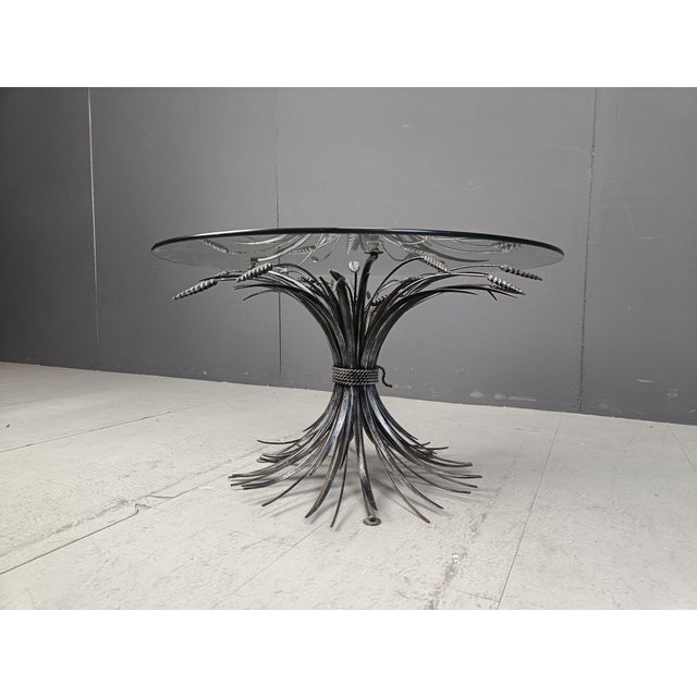 Metal Vintage Coffee Table in the style of Coco Chanel, 1960s For Sale - Image 7 of 10