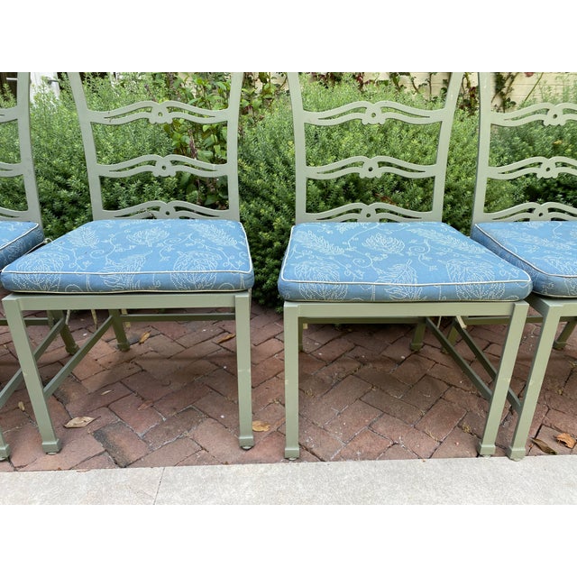 Set of 10 McKinnon & Harris Ladder Back Garden Dining Chairs For Sale In Los Angeles - Image 6 of 6