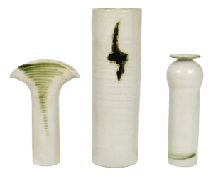 Art Pottery Ceramic Studio Vases by Piet Knepper for Mobach, 1970s, Set of 4