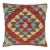 Rustic Turkish Gertude Hand Woven Kilim Throw Pillow For Sale