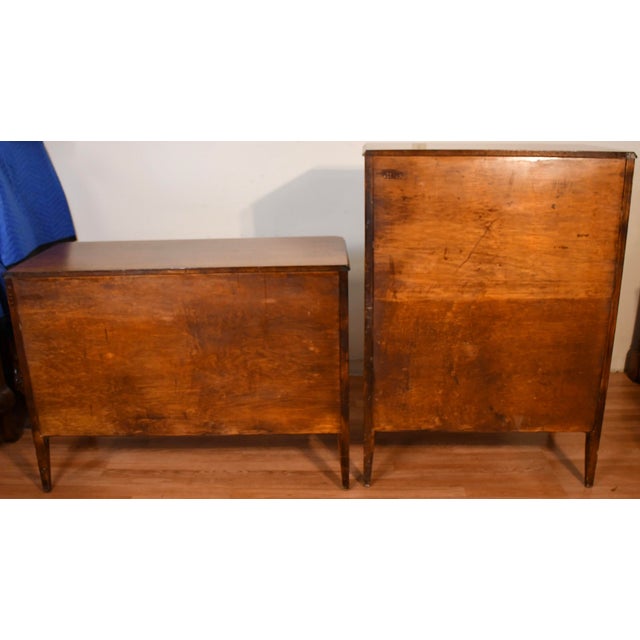 1920s Set P.Nathan Sons, Inc. New York French Kingwood High Dresser & Low Dresser, 2 Pieces For Sale - Image 17 of 18