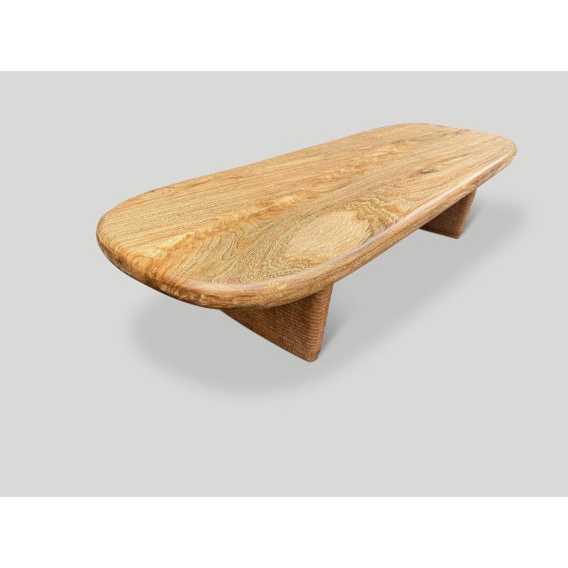 Andrianna Shamaris Mid Century Couture Oval Coffee Table For Sale - Image 4 of 18