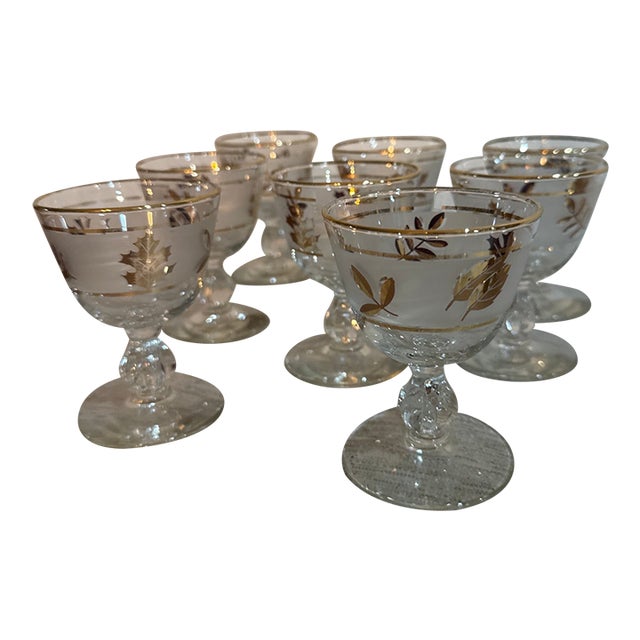 Vintage Mid-Century Modern Libby Glasses - Set of 8 For Sale