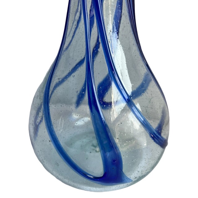 Murano Mid 20th Century Hand-Blown Art Glass Sculptural Vase For Sale - Image 4 of 10