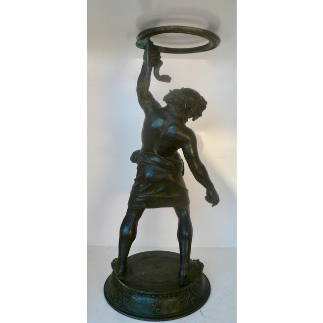 19th Century Italian Grand Tour Bronze Figure of Silenus, God of Wine For Sale - Image 9 of 12