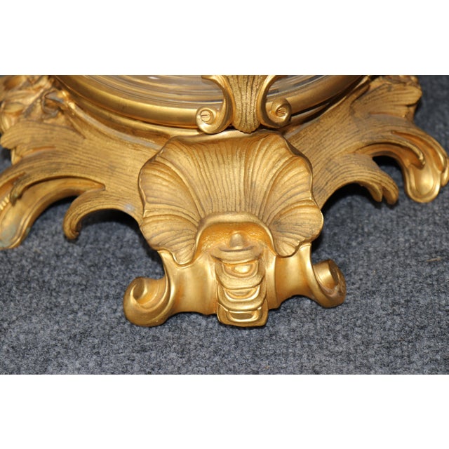20th Century French Louis XV Rococo Style Ormolu Cherub and Cut Crystal Vase For Sale In Philadelphia - Image 6 of 10
