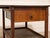 Early 20th Century Vintage Oak Rolling Side Table Cart With Drawer and Lower Shelf For Sale - Image 5 of 12