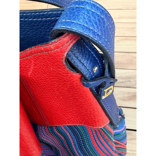Leather Canvas Faust Handbag from Delvaux For Sale - Image 10 of 12