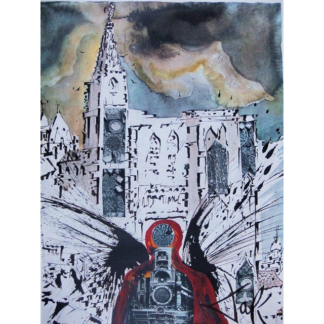 Salvador dalí (1904-1989) alsace (strasbourg) original lithograph and heliogravure (matthieu and draeger workshops) signed...